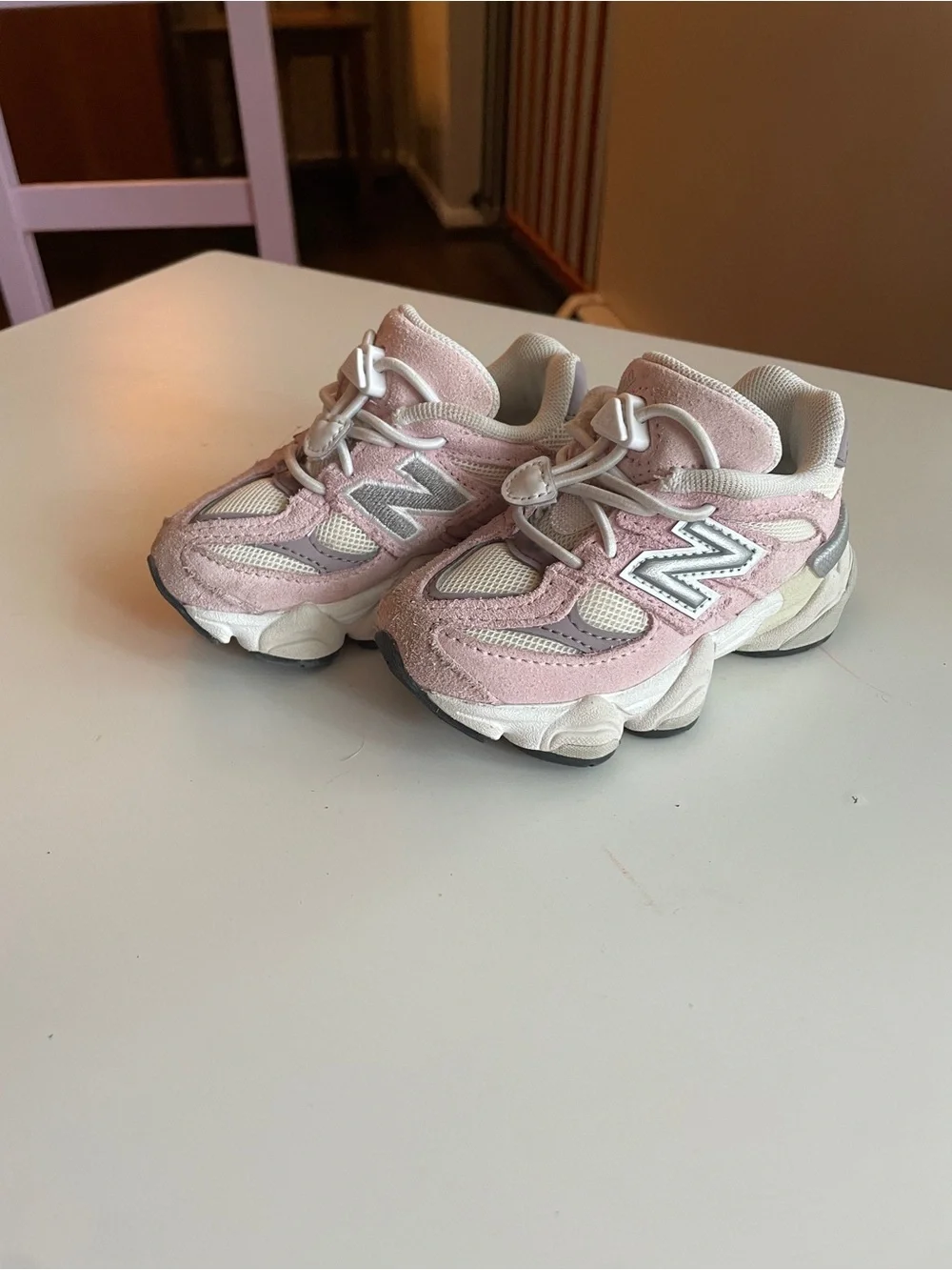 New Balance toddler 9060 Pink Athletic Sneakers
